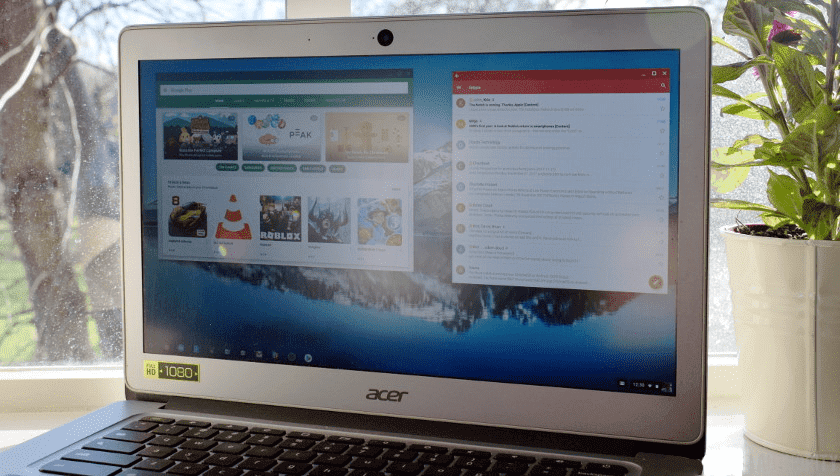 Разделение экрана в Chrome OS может работать с приложениями Андроид - 614