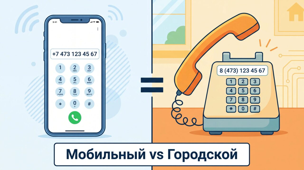 как позвонить в воронеж на стационарный телефон