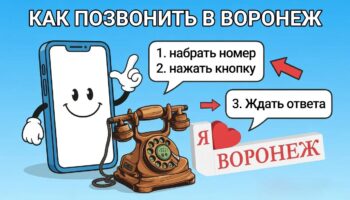 Как позвонить в Воронеж