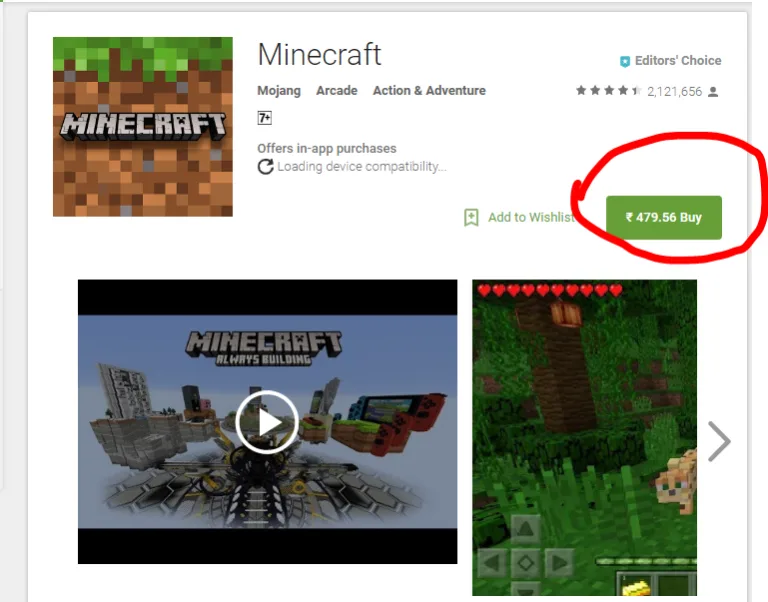 Как установить Minecraft на Android бесплатно?