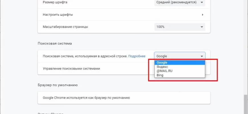 Как поменять поисковик в Google Chrome? - 5e416ef5 cce1 4ff2 888a 50f835a45e3f