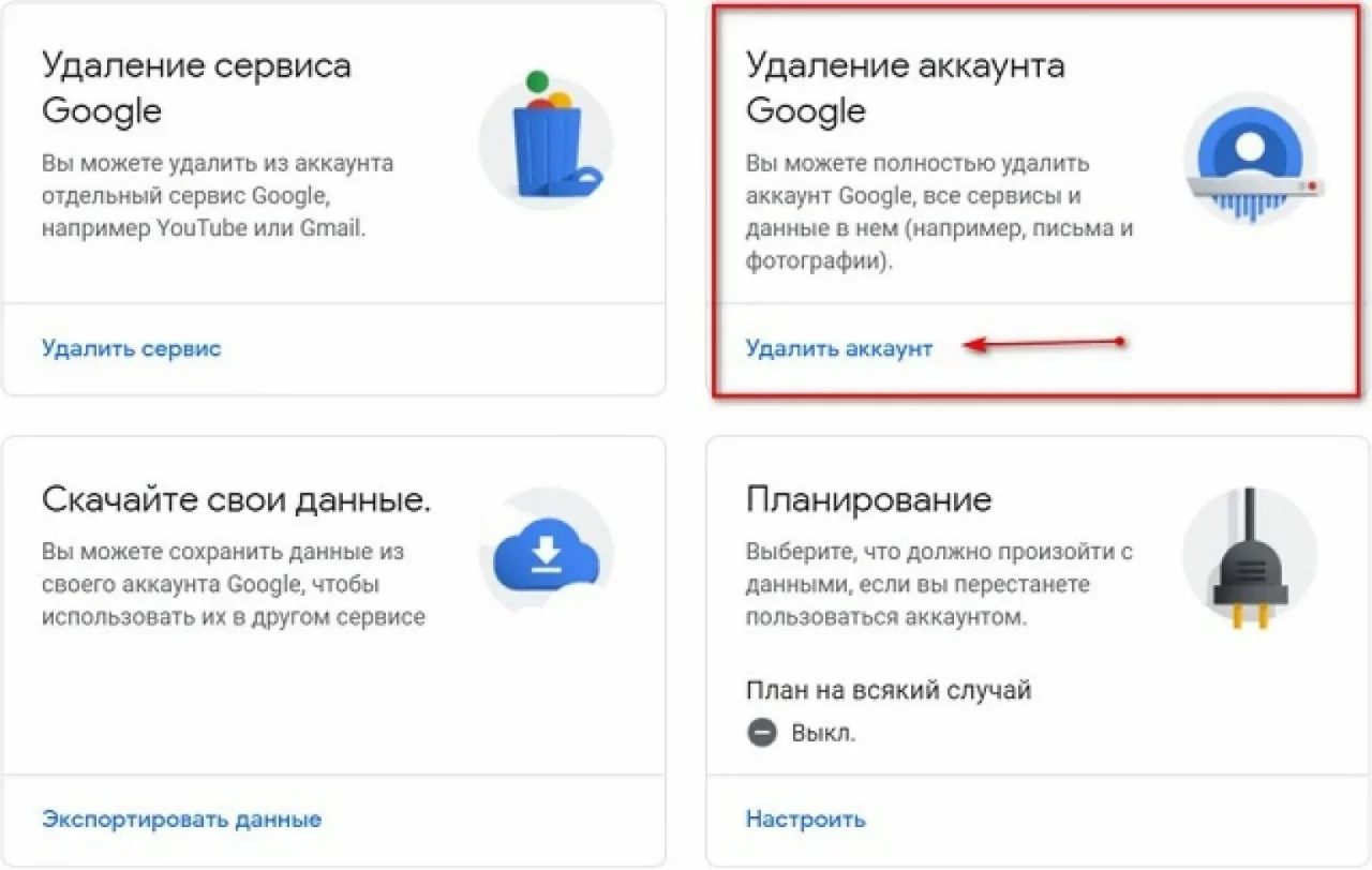 Как удалить фото с аккаунта Google?