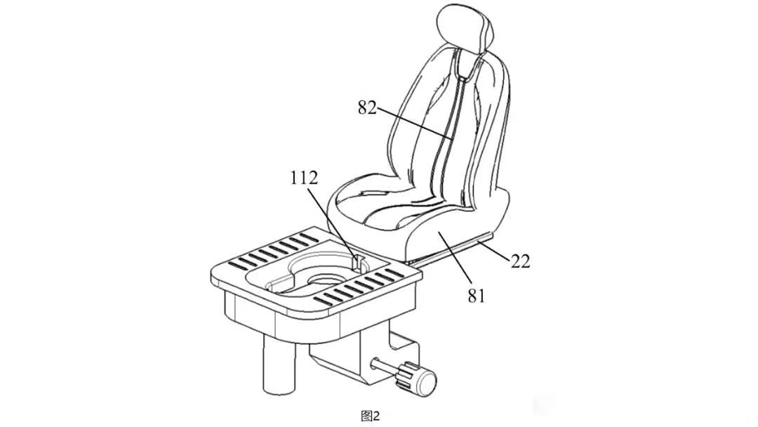Китайский автопроизводитель Seres запатентовал унитаз в машине для борьбы с пробками