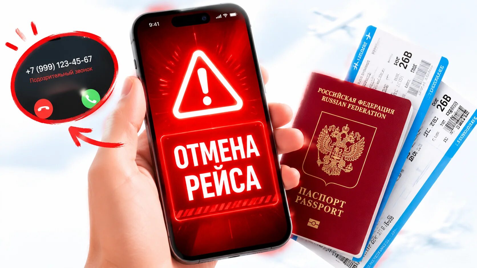 мошенничество с отменой рейсов