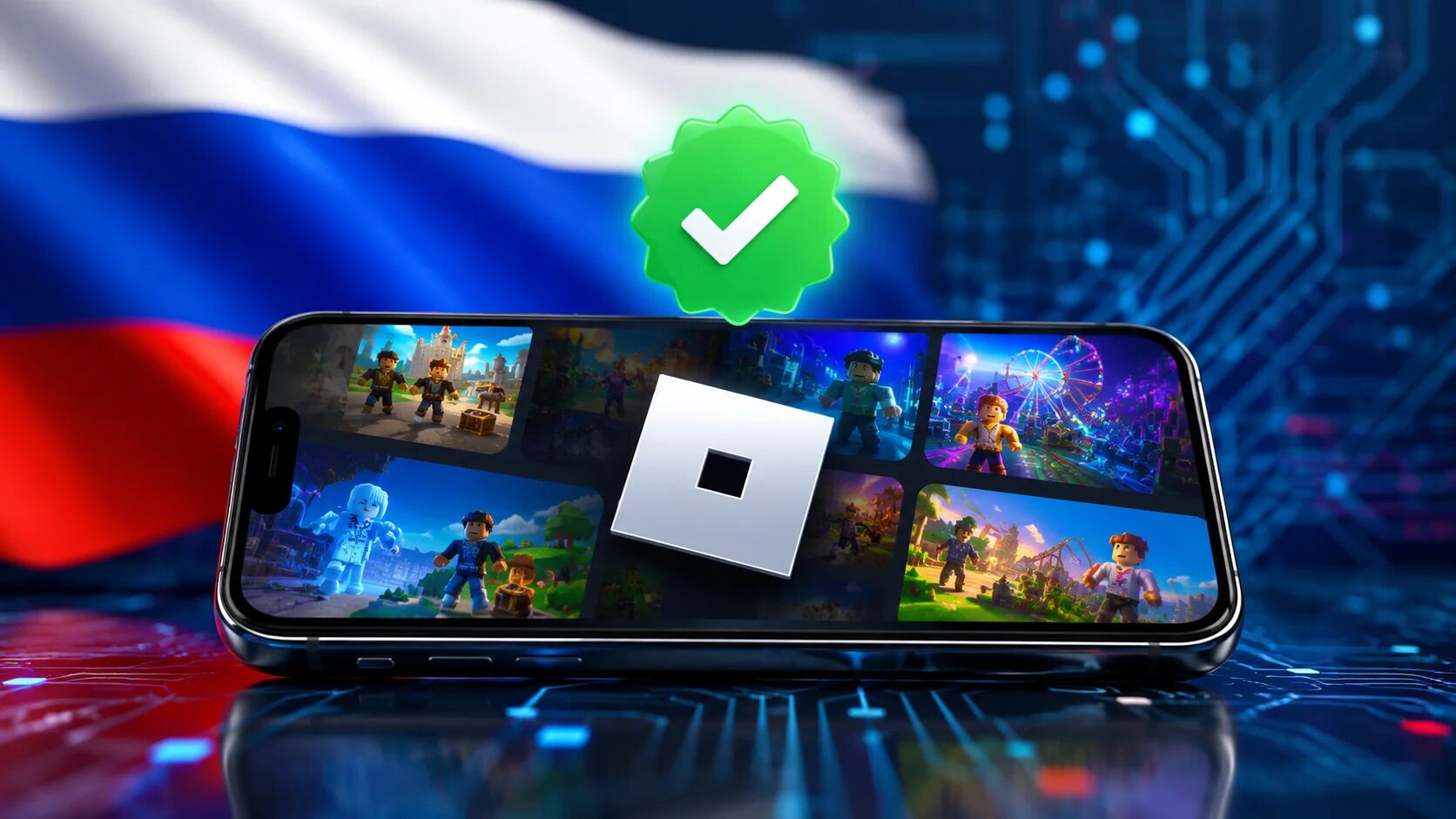 Игровая платформа Roblox снова доступна в России на смартфоне