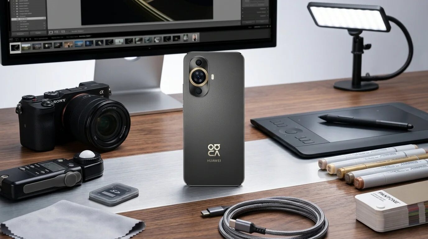 Смартфон HUAWEI nova на столе
