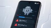 Смартфон Google Pixel с ошибками на экране после обновления Android 17