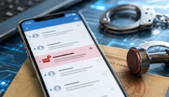 Фейковая судебная повестка на телефоне