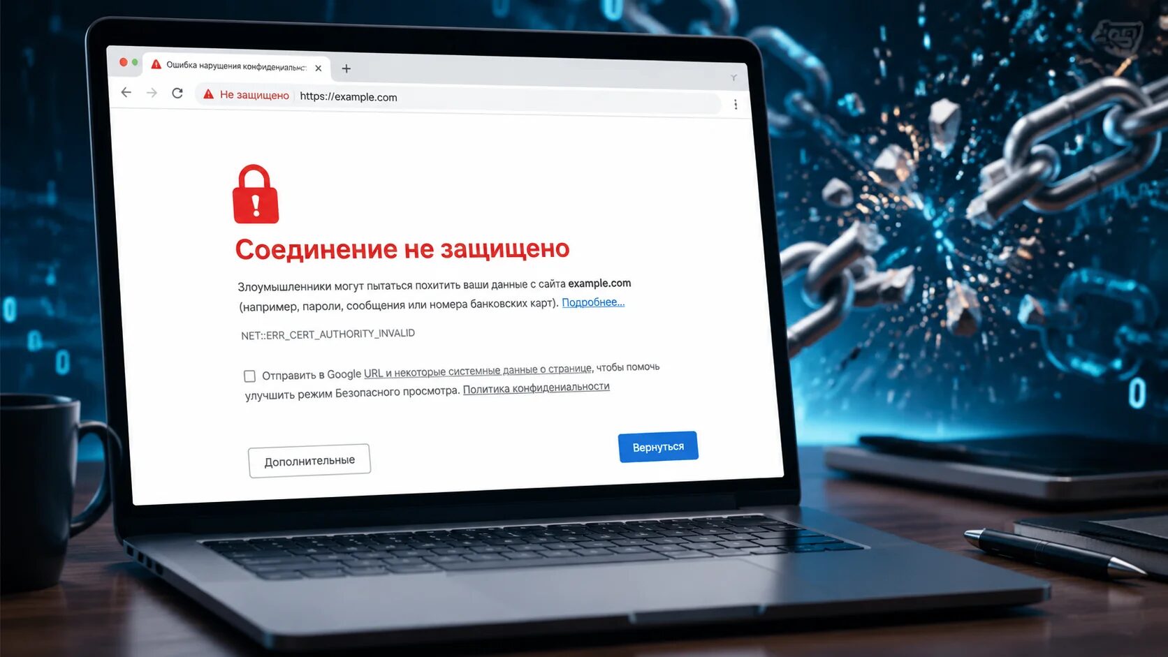 Сайты России теряют SSL сертификаты предупреждение браузера