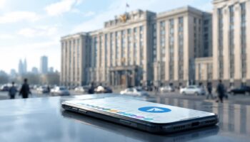 Смартфон с Telegram и Госдума.