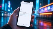 Смартфон с ошибкой открытия t.me