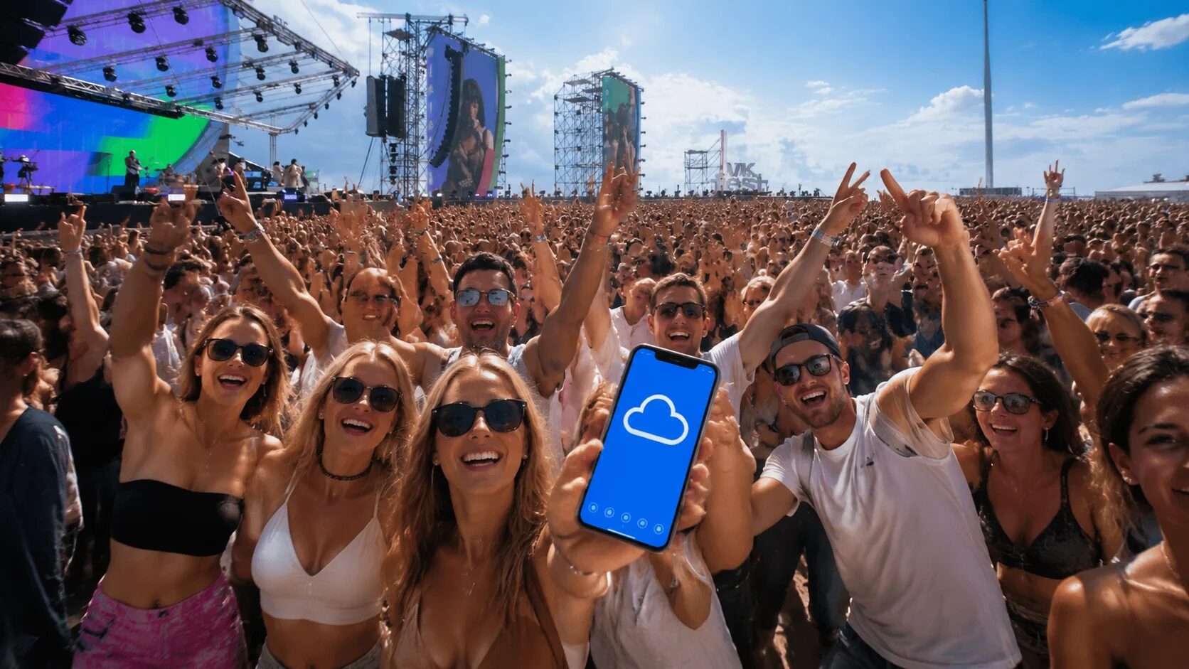 Смартфон с облачным хранилищем