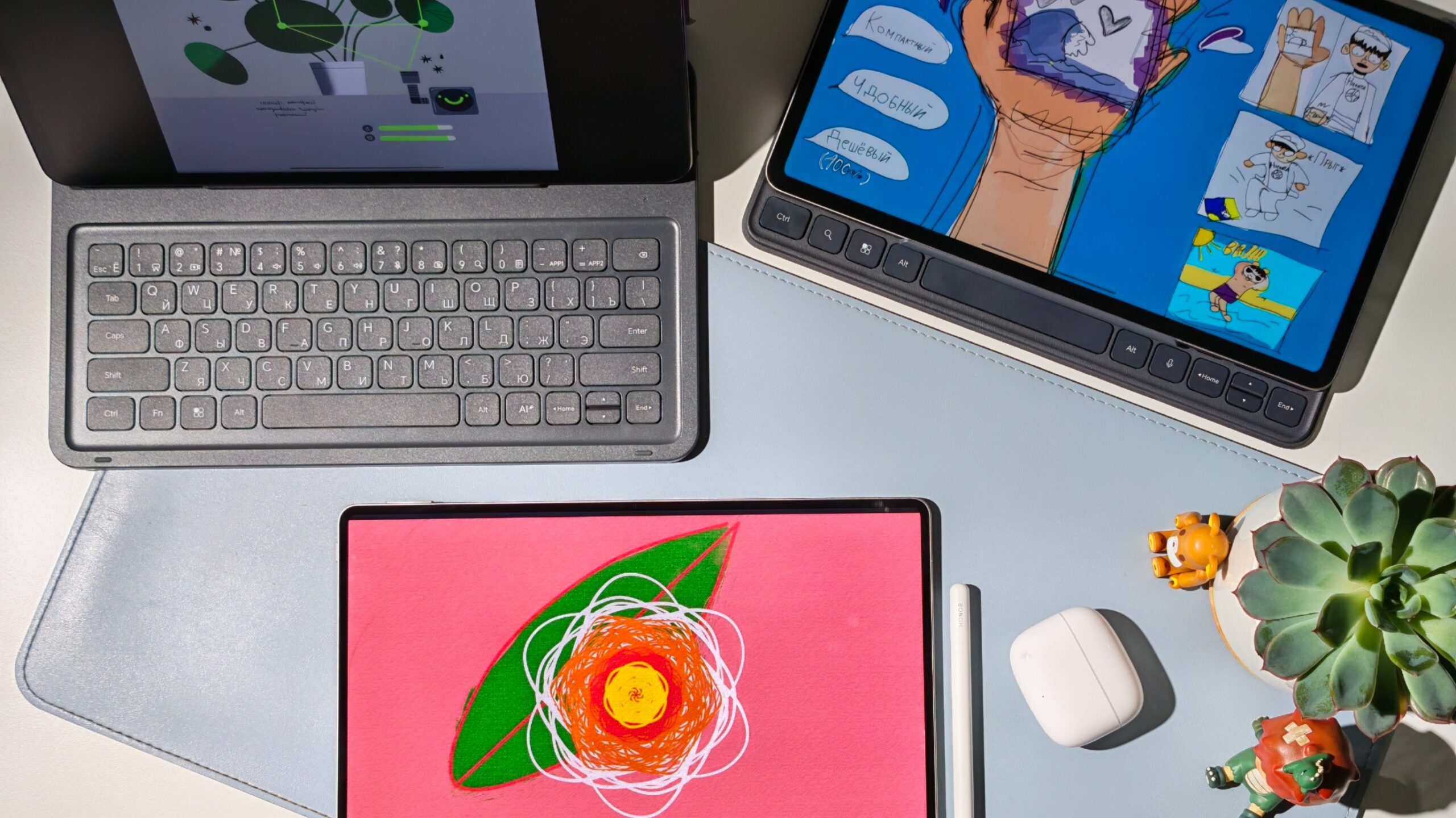 Детские рисунки на HONOR Pad 20 Pro