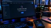 Ошибка соединения с VirusTotal на экране монитора