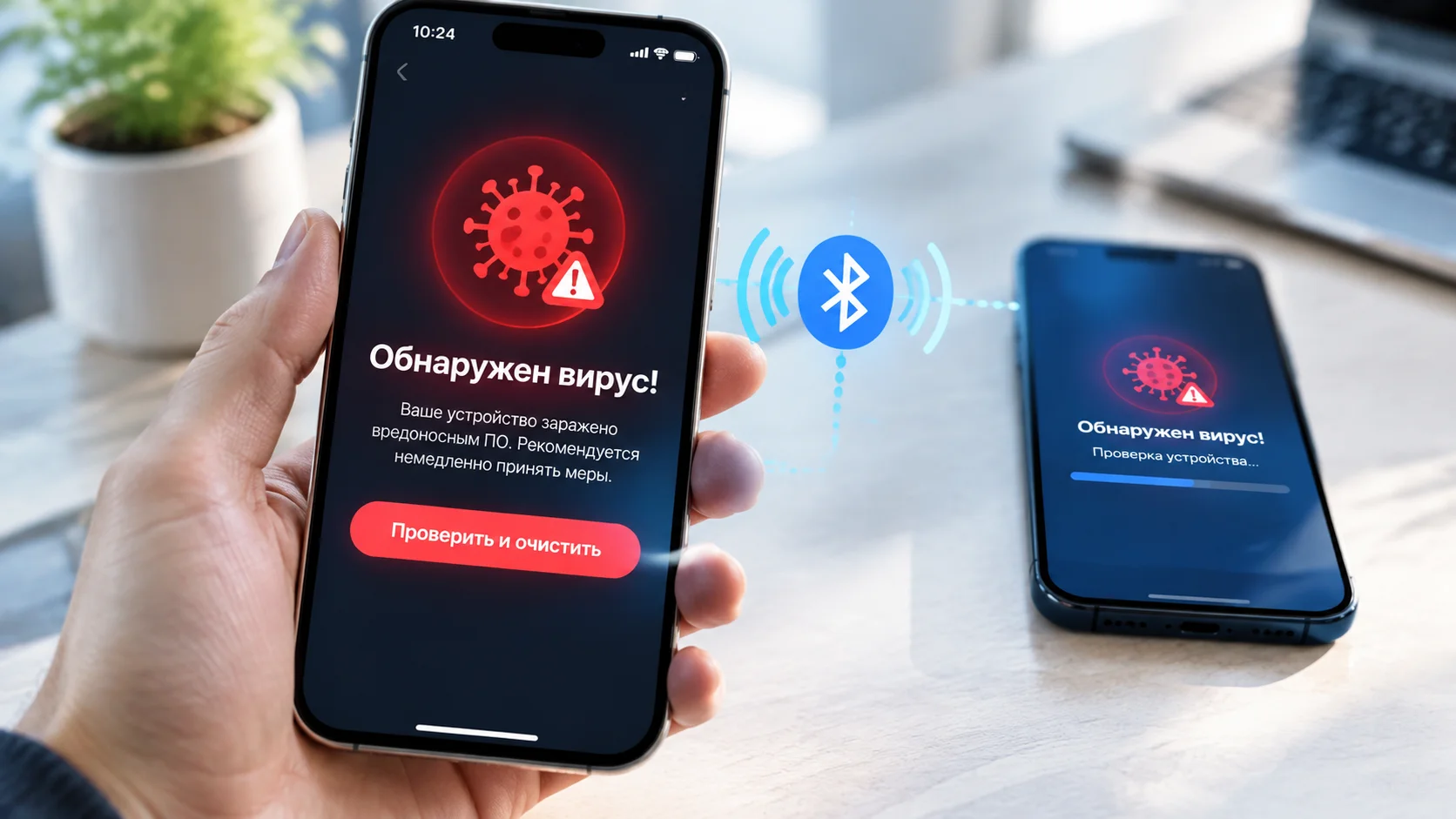 Вирус крадет данные через Bluetooth