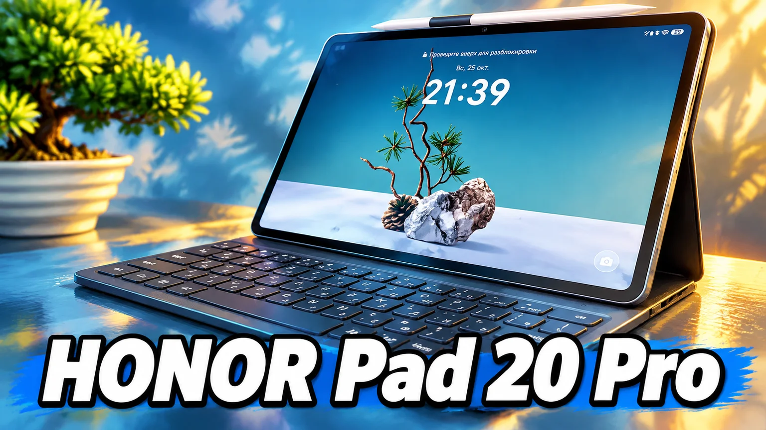 Планшет HONOR Pad 20 Pro Paperlike Edition с матовым экраном, клавиатурой и стилусом в комплекте