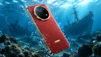 Смартфон HONOR X9e Pro под водой