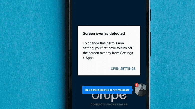Как исправить "Screen overlay detected" на Андроид?
