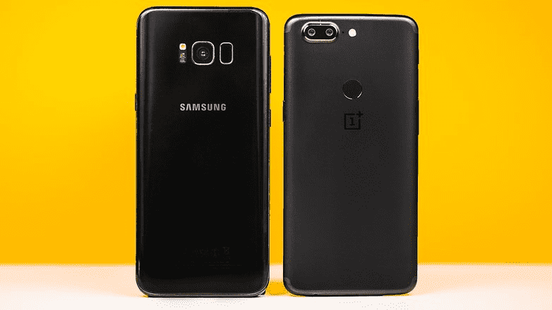 Samsung Galaxy S8 + VS OnePlus 5T: столкновение двух миров