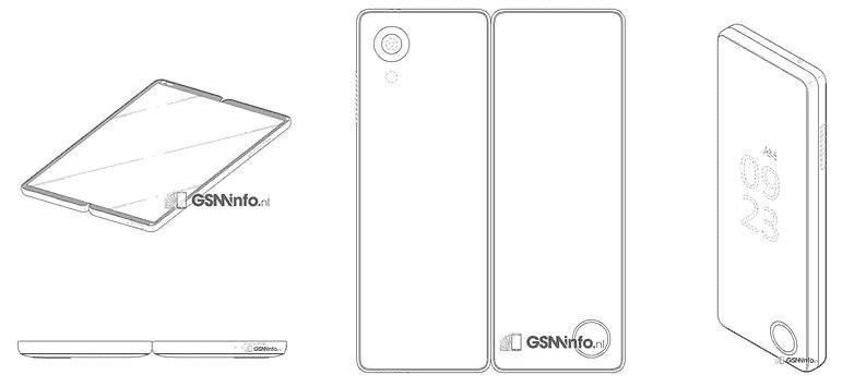 LG патентует два складных смартфона