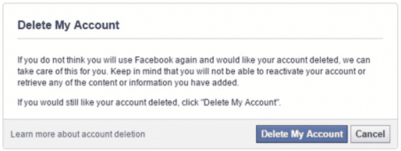 Настало время: как удалить учетную запись Facebook навсегда?