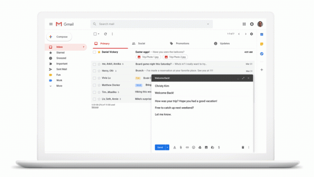 Gmail добавляет новую функцию к 15-летию