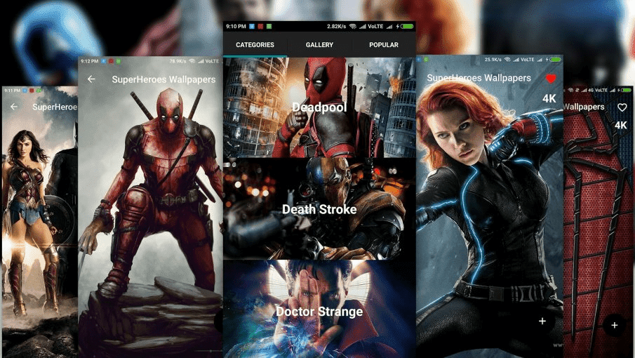 Superheroes Wallpapers 4K Backgrounds