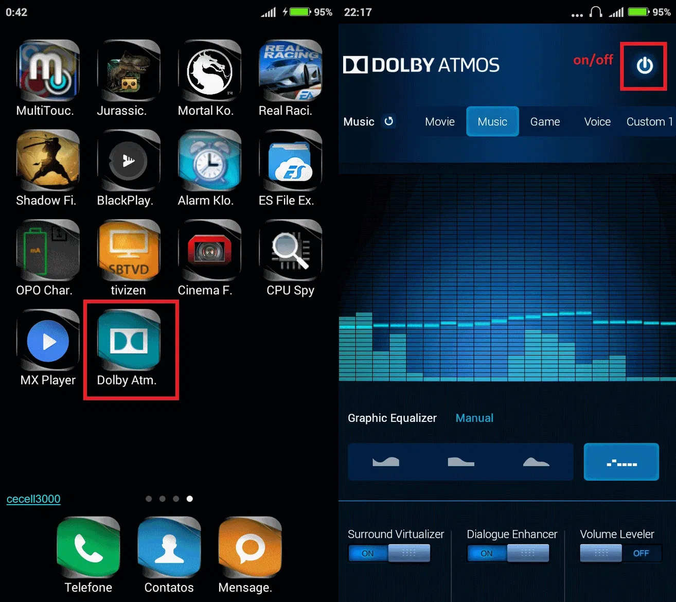 Как установить Dolby Atmos на Android?